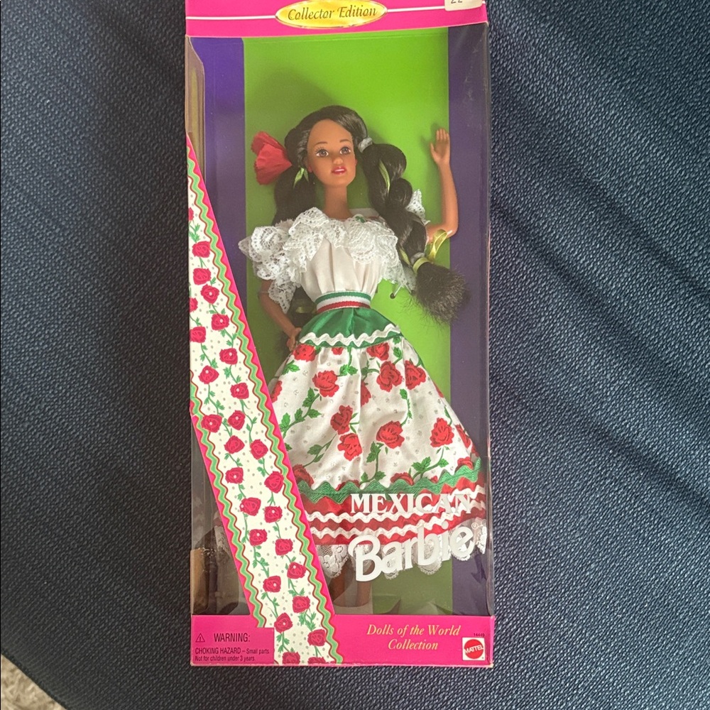 Barbie Dolls of the World - Mexico with Red and Green Dress